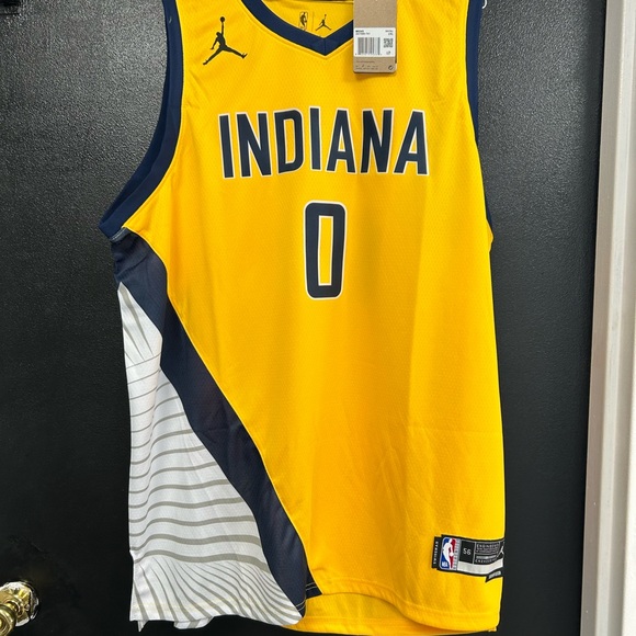 Jordan Other - Jordan Indiana Yellow and Navy Jersey